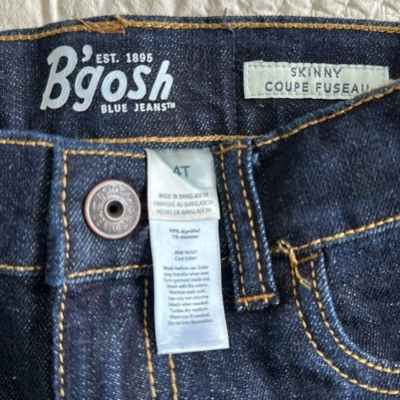 4T b’gosh jeans, DNKY but not plaid, short sleeve boys shirt - Picture 8 of 11